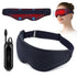 Hailicare 3D Electric Steam Eye Mask – 3-Level Heat, 5-Level Vibration Massage, Fatigue Relief