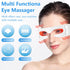 KEMOKO Electric Eye Massager Glasses – LED Light, Vibration, Fatigue Relief, Dark Circle Appearance