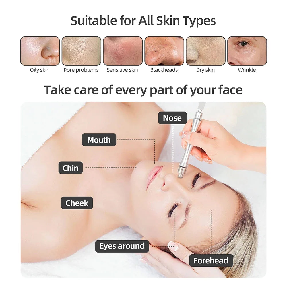 Selfika™ Diamond Microdermabrasion Dermabrasion Machine Water Spray Exfoliation