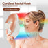 iebilif Rechargeable 7-Color LED Photon Face & Neck Mask – Skin Rejuvenation, Facial Beauty SPA
