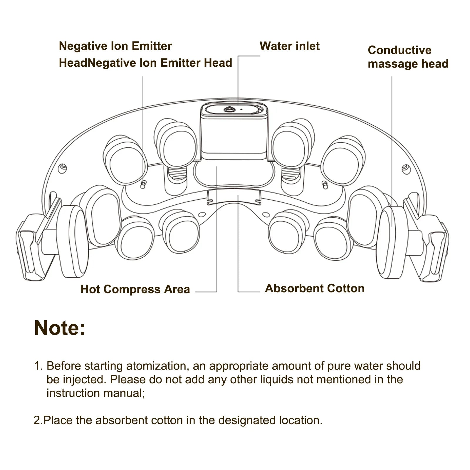 vilnason Advanced Nebulization Eye Massager – Hot and Cold Mist, Vibration, Bluetooth Music Relaxation Device