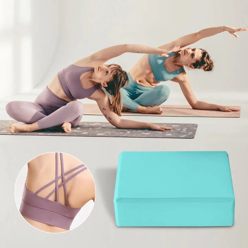 Selfika™ High-Density EVA Yoga Block – Moisture-Proof Supportive Balance Brick for Yoga, Pilates & Body Shaping