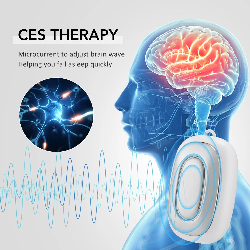 Hailicare CES Microcurrent Ear Clip Device – Relaxation Aid for Calming Sensation and Restful Sleep