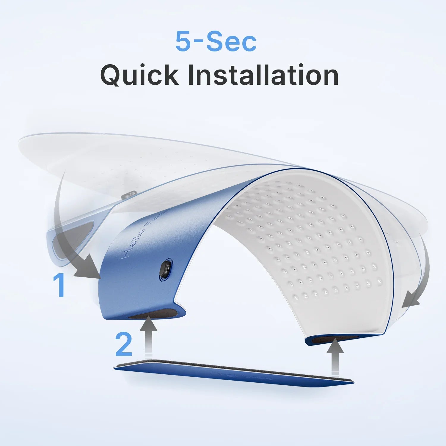 hello face 720-Chip LED Light Therapy Mask (Red, IR, Blue) – Face & Body Rejuvenation Appearance