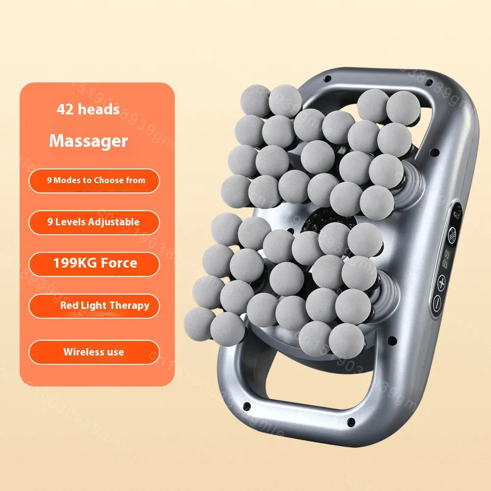 Selfika™ Professional Muscle Massage Gun – 9 Modes Deep Tissue Percussion Massager for Full Body Recovery