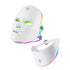 foreverlily 7-Color LED Light Therapy Mask – Facial & Neck Skin Care Massager (Electric)