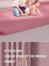 Selfika™ 15mm Extra-Thick Yoga Mat – High-Density Anti-Slip NBR Fitness Mat for Family Exercise, Yoga & Pilates