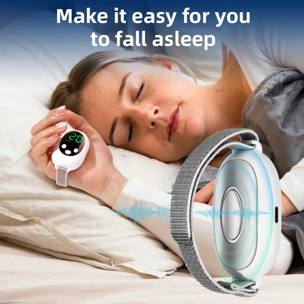 Generic Microcurrent/EMS Sleep Aid Device – Palm Pulse Massager, Handheld Relaxation Helper