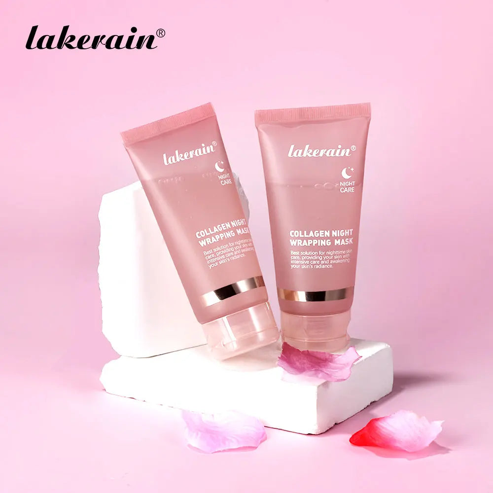 Selfika™ Collagen Night Wrapping Mask – Overnight Lifting & Deep Hydrating Peel-Off Mask (75ml)