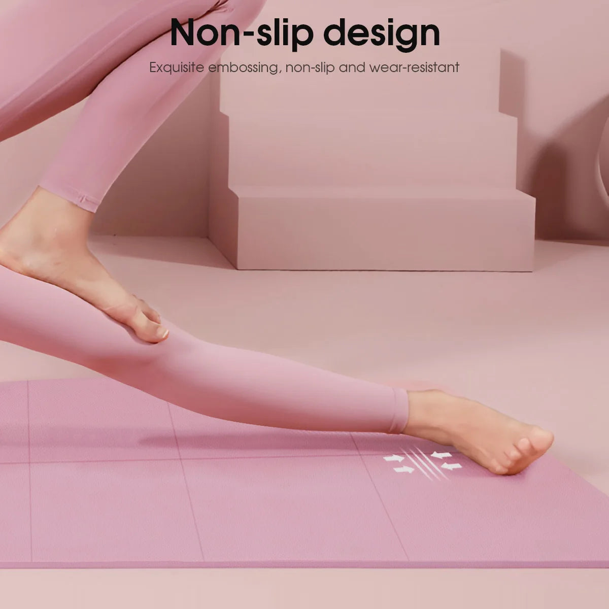 Selfika™ Lightweight EVA Yoga Mat – 4mm Anti-Slip Fitness Mat for Exercise, Pilates & Gymnastics (173x61cm)