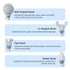 Selfika™ Portable Mini Fascia Gun – 6-Speed Wireless Muscle Massager with 4 Professional Massage Heads