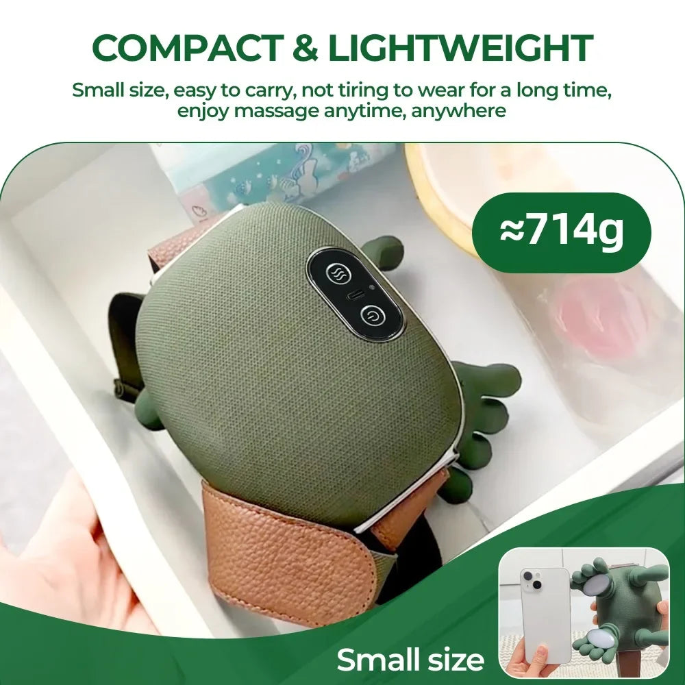 Selfika Wireless Finger-Simulated Neck and Shoulder Massager with Brushless Motor & Heat