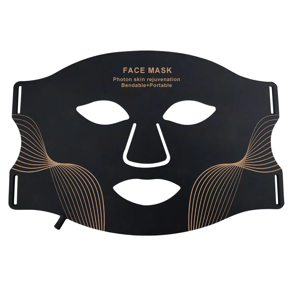 UBilli Wireless 7-Color LED Face & Neck Mask – Red Light Therapy, Anti-Aging Appearance, Home Use