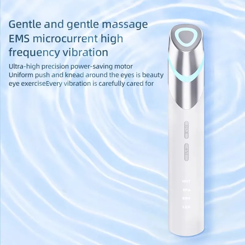 vilnason Wireless EMS Microcurrent Eye Massager Pen – LED Light, Heated, Anti-Wrinkle Appearance