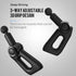 Selfika™ Professional Triangle Massage Gun – High-Speed Deep Tissue Percussion Massager with 6 Massage Heads