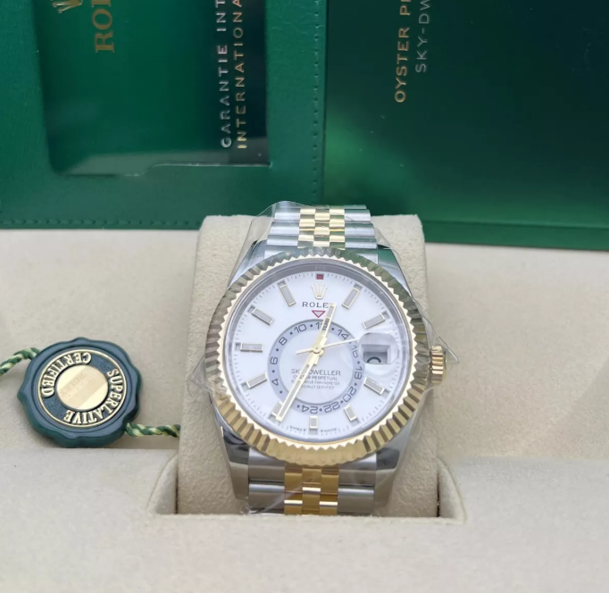 Selfika™ Men's Sky-Dweller Two Tone Watch 336933