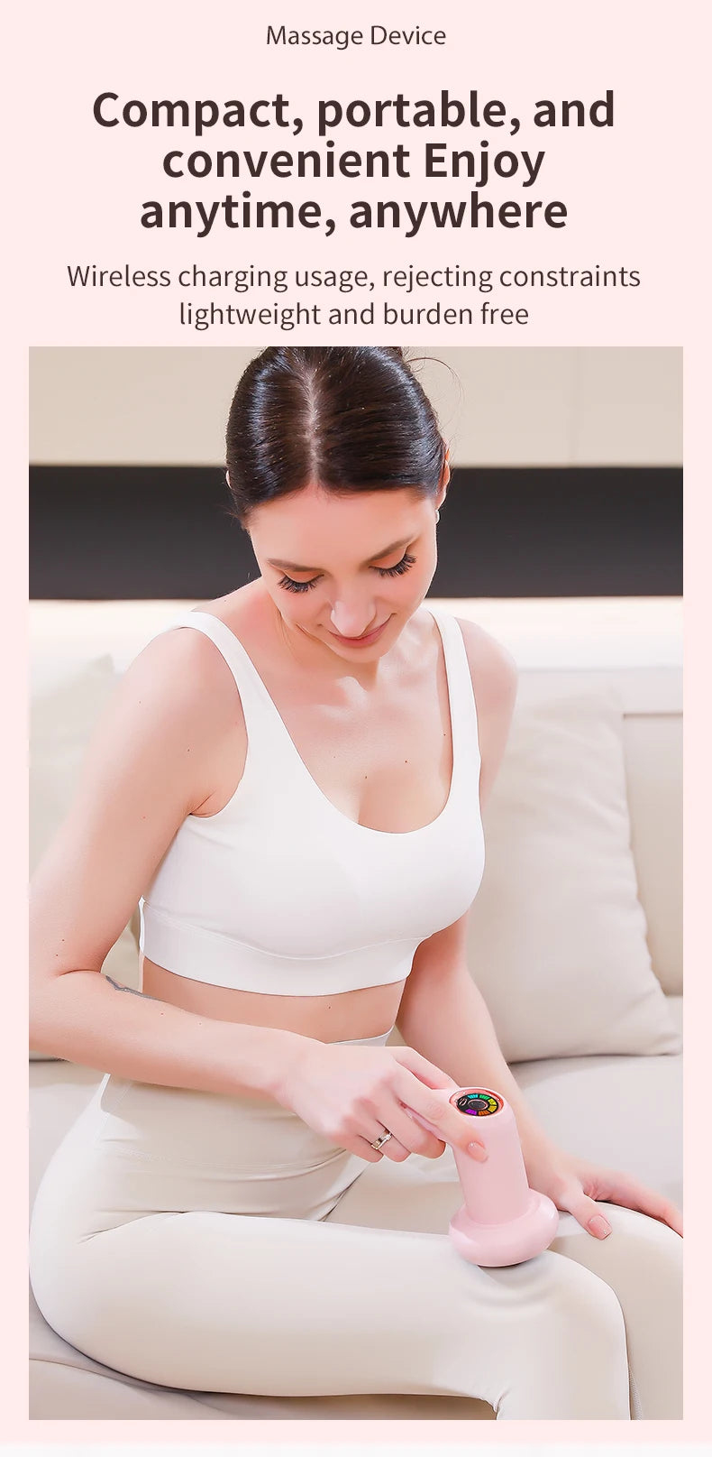 Windaily Cordless Rechargeable Body Massager & Sculpting Tool – 5 Heads, Toning