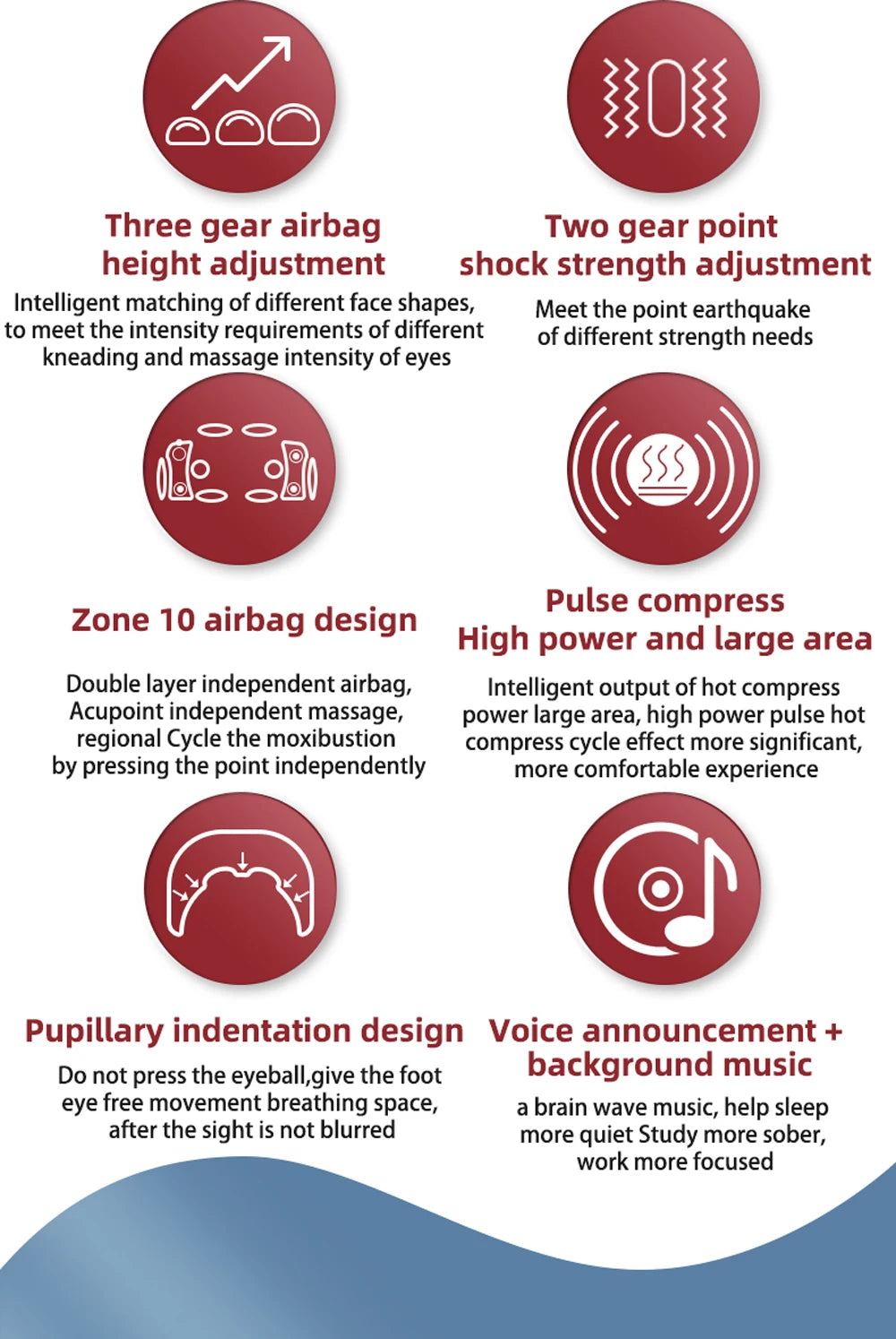 SMVP Electric Eye Massager with Air Bag Compression and Hot Compress for Relaxation