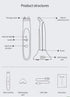 WEILIXUN EMS Microcurrent and Vibration Eye Massager – Skin Tightening Appearance and Eyebrow Lift Beauty Tool