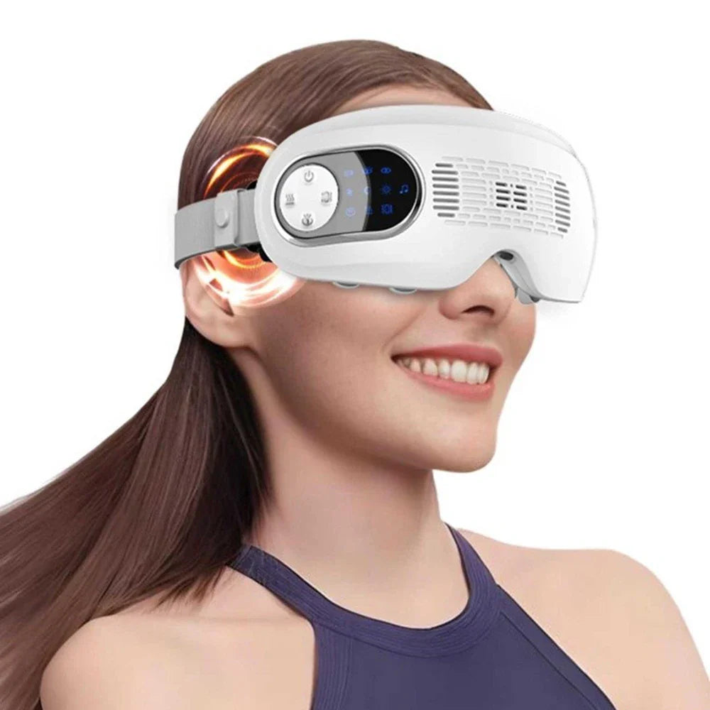 vilnason Advanced Nebulization Eye Massager – Hot and Cold Mist, Vibration, Bluetooth Music Relaxation Device