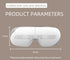 VIMYSHOW Portable Visible Eye Massager – Airbag Kneading, Hot Compress, Bluetooth Music Relaxation Sleep Mask