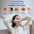 foreverlily Electric Eye Massager Glasses – EMS Microcurrent, Red Light, Warmth, Fatigue Relief