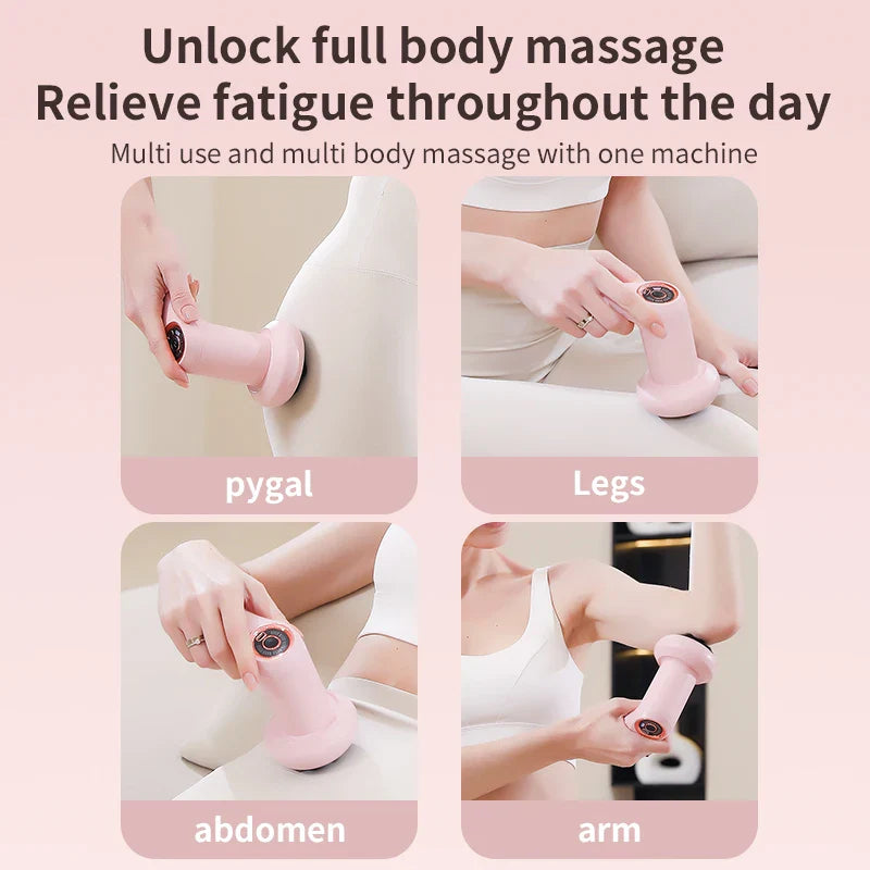 Windaily Cordless Rechargeable Body Massager & Sculpting Tool – 5 Heads, Toning