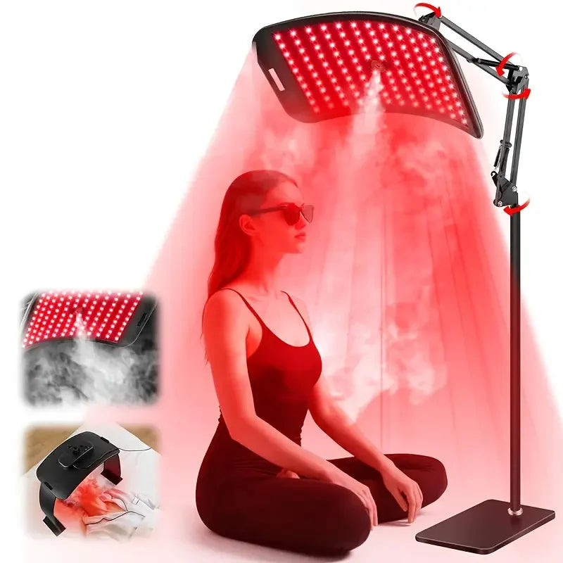 Generic 528-Chip Red Light & Infrared Therapy LED Panel (460-850nm) – Facial & Body Skin Appearance