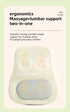 Selfika Cordless Lower Back Massager with Deep-Tissue Heat Therapy & Rechargeable Battery