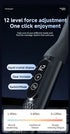 Selfika™ Electric Portable Fascial Massage Gun – Handheld Percussion Massager for Upper & Lower Back Muscle Relaxation