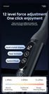 Selfika™ Electric Portable Fascial Massage Gun – Handheld Percussion Massager for Upper & Lower Back Muscle Relaxation