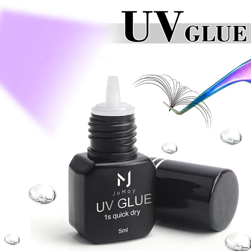 Selfika™ Professional UV Lash Glue – 0.1s Rapid Curing & 5-Week Retention Adhesive for Eyelash Extensions (5ml)