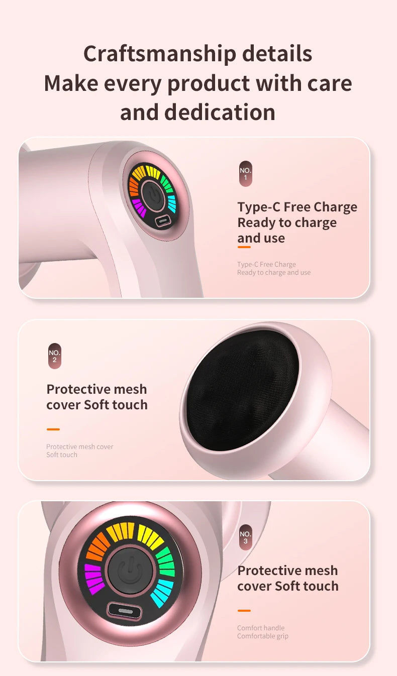 Windaily Cordless Rechargeable Body Massager & Sculpting Tool – 5 Heads, Toning