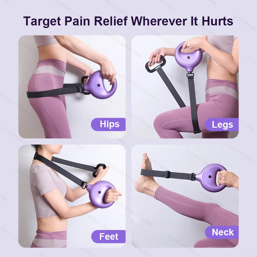 Selfika™ Electric Massage Belt – Portable Deep Tissue Muscle Relaxer for Cervical, Leg & Hip Relief