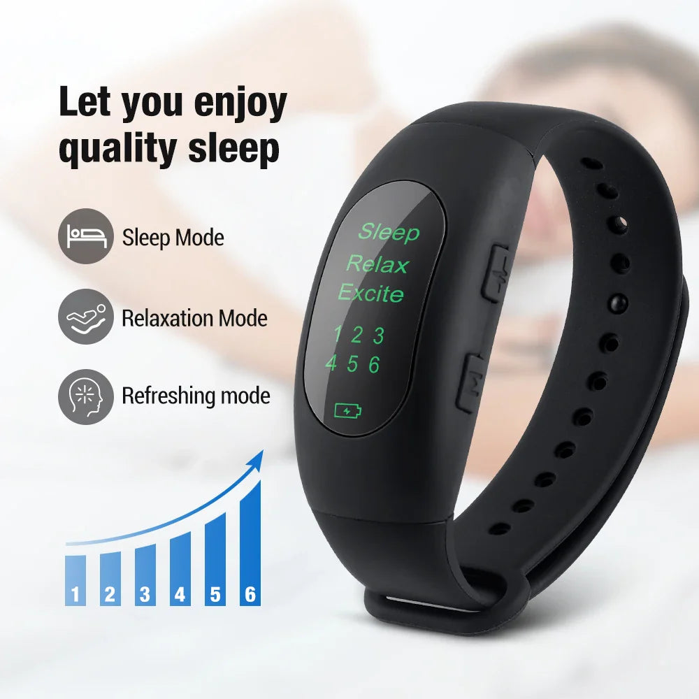 DeMoce CES/EMS Microcurrent Sleep Aid Watch – Intelligent Relaxation Wristband for Enhanced Calm