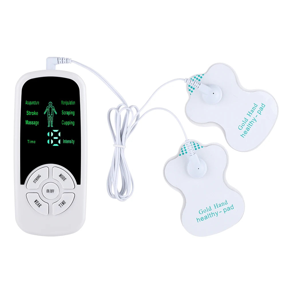 Hailicare TENS EMS Electric Muscle Stimulator – Digital Pulse Massager, 6 Modes, Back Neck Shoulder Relief