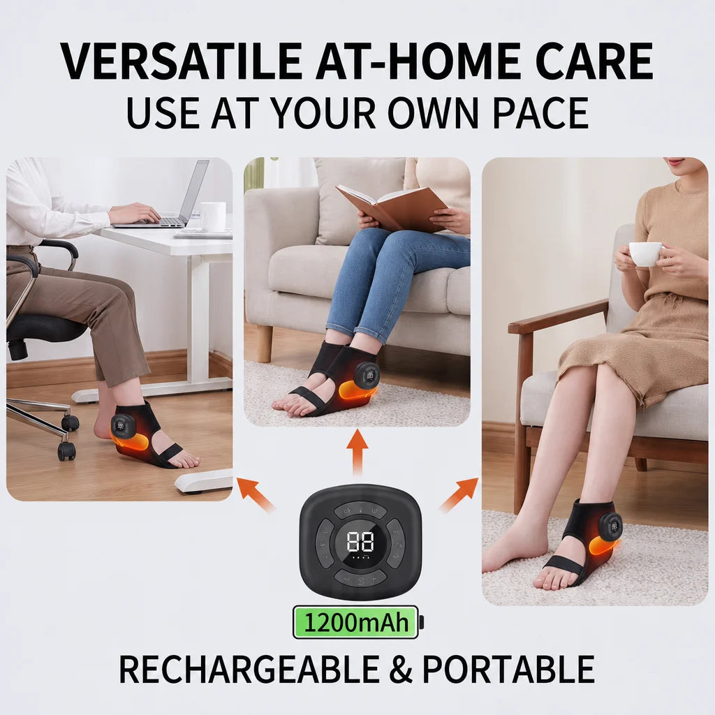 Selfika™ Ankle Foot Air Massager Cordless Warming Cuff