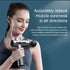 Selfika™ Portable LED Touch Screen Fascia Gun – Deep Tissue Percussion Massager with 4 Replaceable Heads for Muscle Recovery