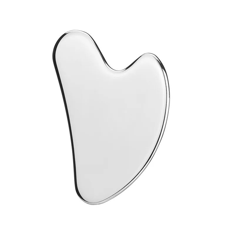 SUOJI Stainless Steel Gua Sha & 3D Roller Massager – Eye Tool, Face Contouring, Dark Circle Appearance