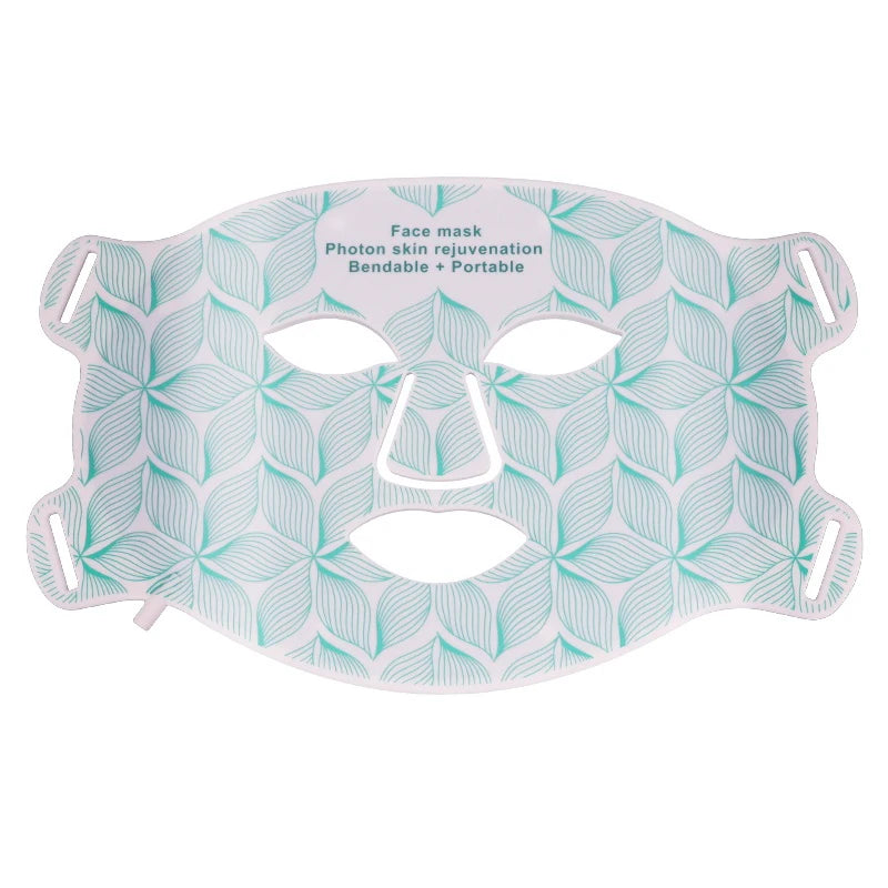 UBilli 8-Color + IR Silicone LED Face & Neck Mask – Light Therapy, Anti-Aging Appearance, Acne Control
