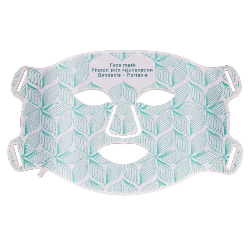 UBilli 8-Color + IR Silicone LED Face & Neck Mask – Light Therapy, Anti-Aging Appearance, Acne Control