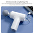 Selfika™ Portable Mini Fascia Gun – 6-Speed Wireless Muscle Massager with 4 Professional Massage Heads