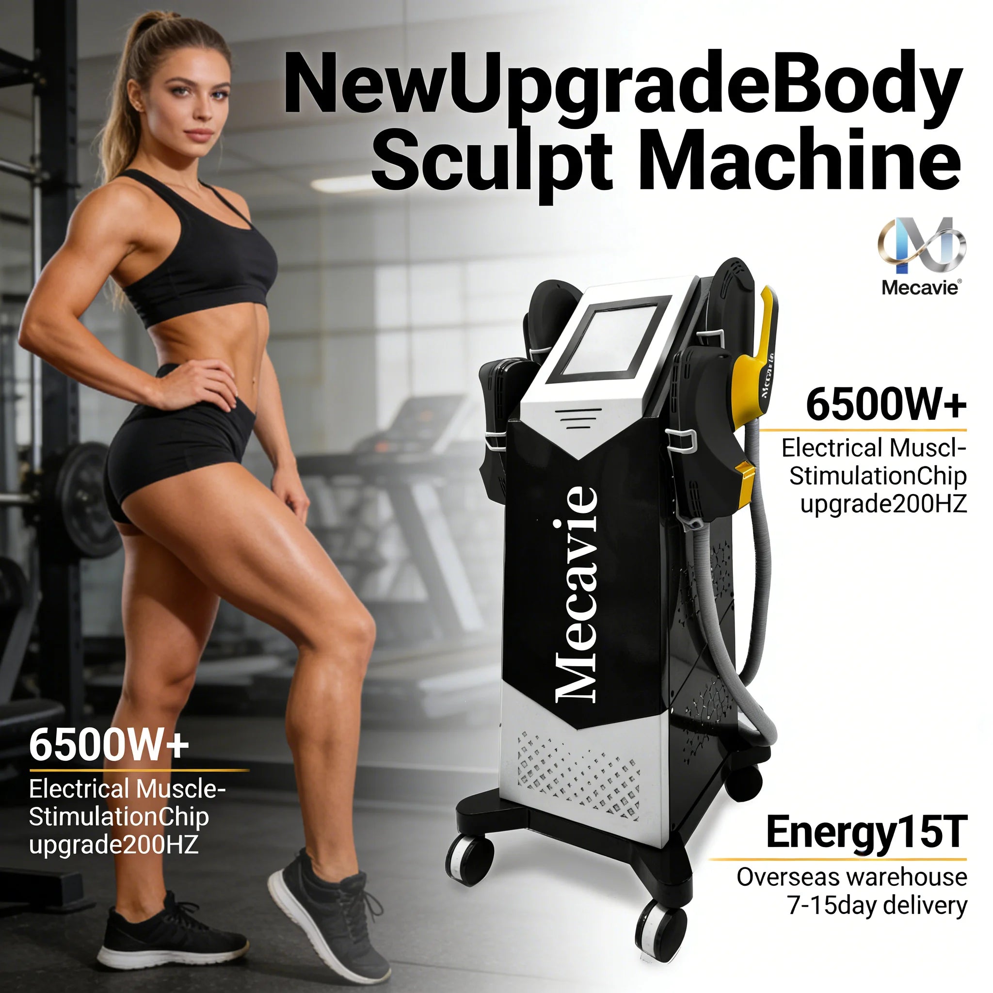 RF EMS Body Sculpting Machine 6500W 15 Tesla