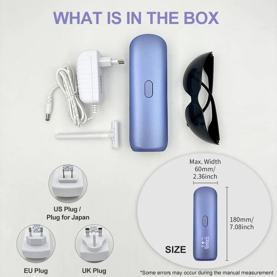Selfika™ 3-in-1 Cooling IPL Hair Removal Device
