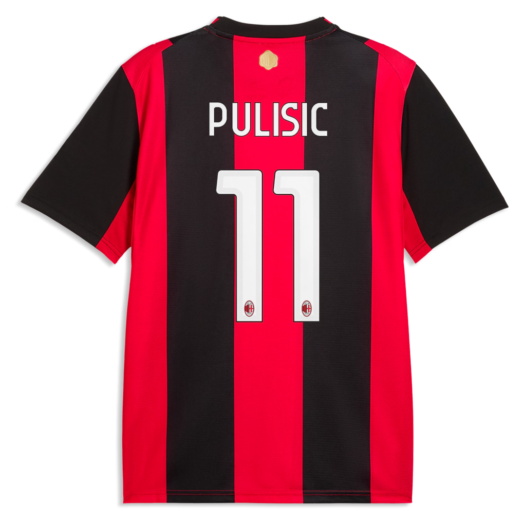 Selfika™ AC Milan Classic Black & Red Soccer Jersey - Men's Official 2026/27 Home Sport Top
