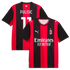 Selfika™ AC Milan Classic Black & Red Soccer Jersey - Men's Official 2026/27 Home Sport Top