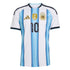 Selfika™ Argentina Classic Light Blue & White Soccer Jersey - Player Edition (Messi)