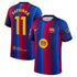 Selfika™ Barcelona Edition Raphinha #11 Stripe Knit Top – Men's Player Apparel
