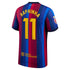 Selfika™ Barcelona Edition Raphinha #11 Stripe Knit Top – Men's Player Apparel