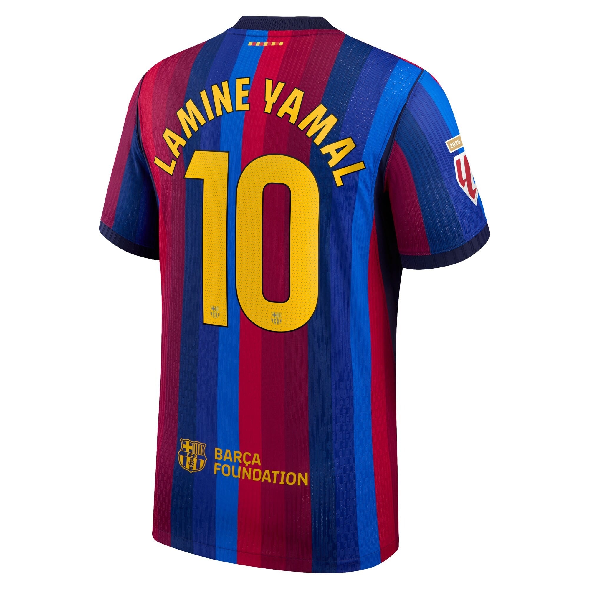Selfika™ Barcelona Edition  #19 Stripe Knit Top – Men's Player  ( Yamal )